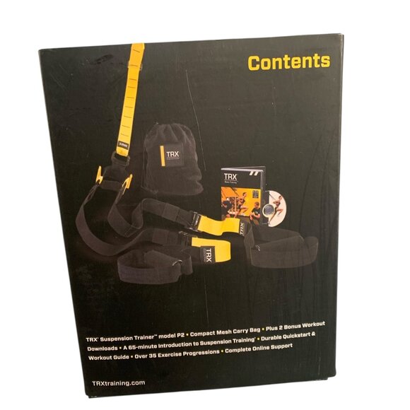 TRX Suspension Trainer Model P2 Basic Training Kit w/ Accessories + Box- New - Picture 5 of 16